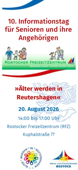 Für Ältere in Rostock öffnen zwei Gratisangebote