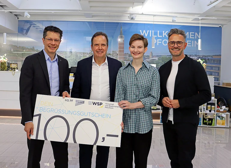 So kommen Studierende in Pforzheim an 100 Euro